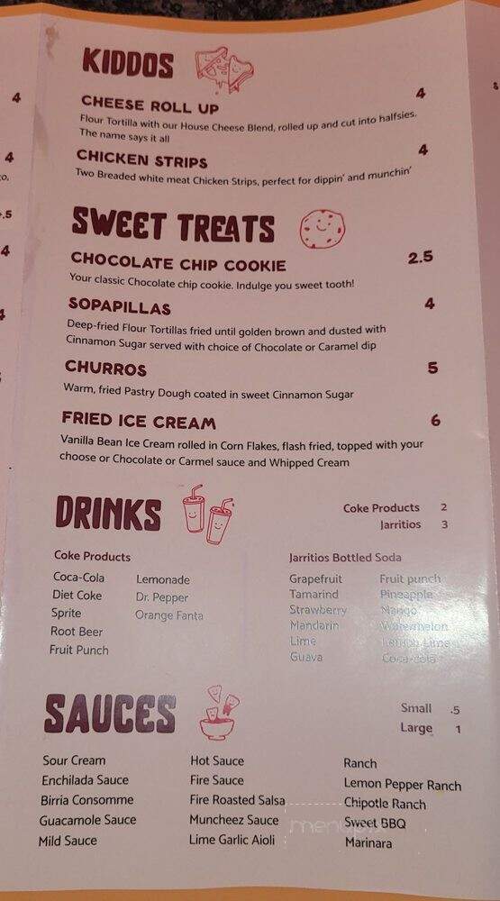 Muncheez - Sterling Heights, MI menu_pic