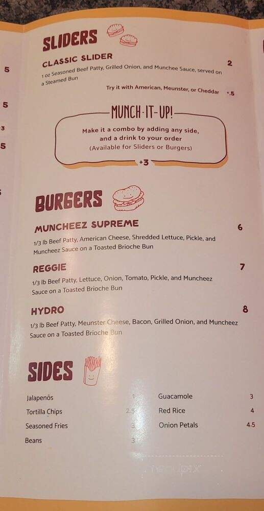 Muncheez - Sterling Heights, MI menu_pic