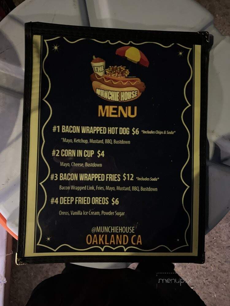 Munchie House - Oakland, CA menu_pic