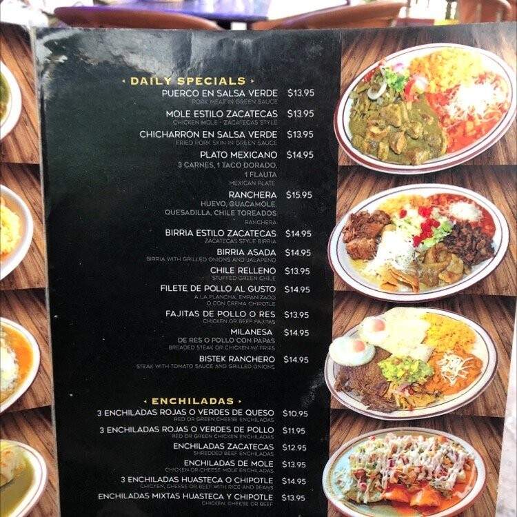 MX 30-30 ll - Los Angeles, CA menu_pic