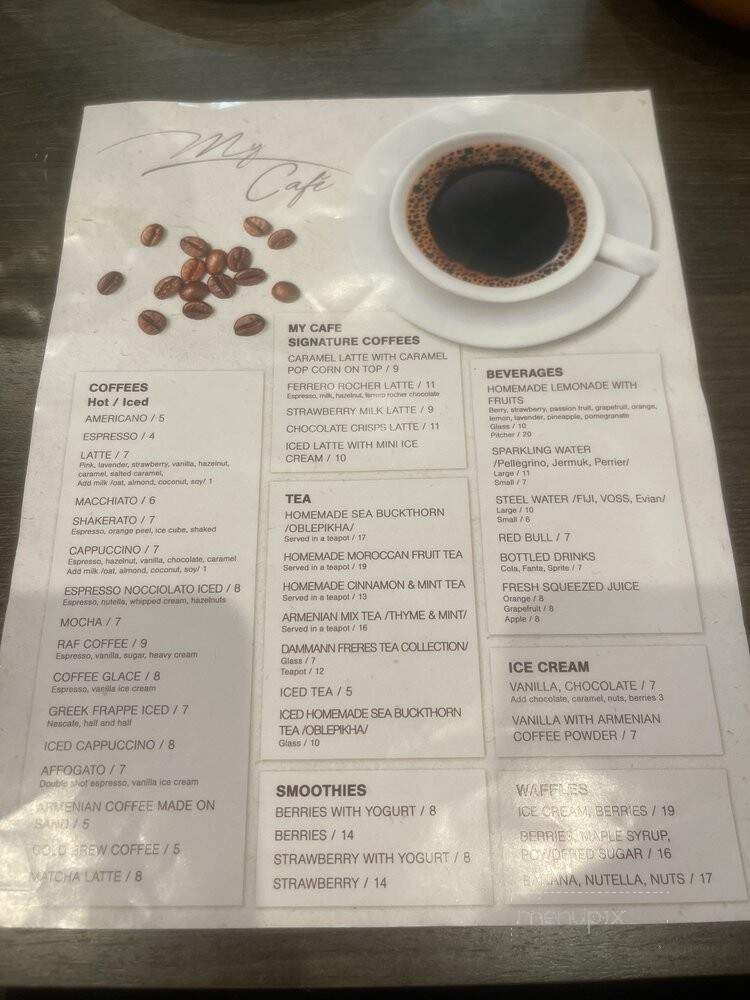 My Cafe - Glendale, CA menu_pic