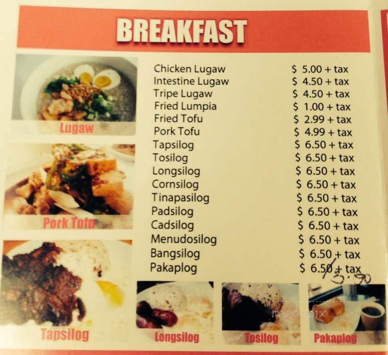 Mom's Bake Shop - Los Angeles, CA menu_pic