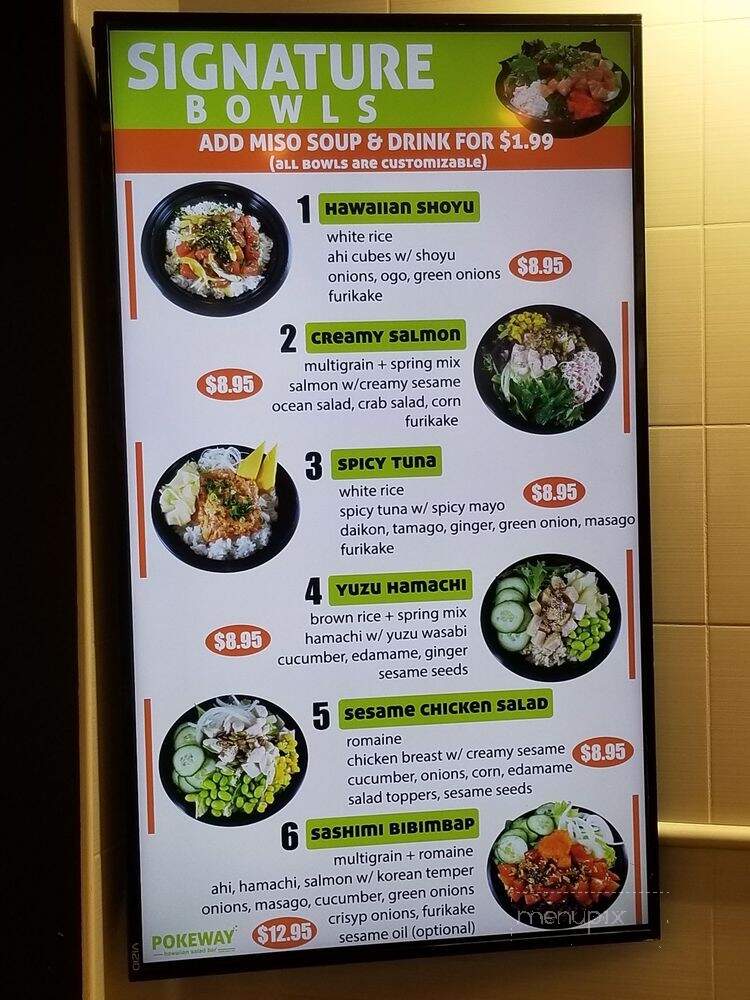 Naked Poke - Honolulu, HI menu_pic