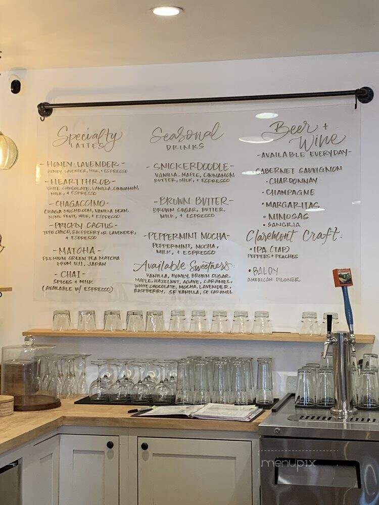 Nambah Coffee - La Verne, CA menu_pic