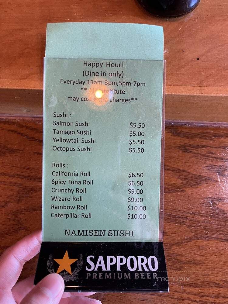 Namisen Sushi - Chatsworth, CA