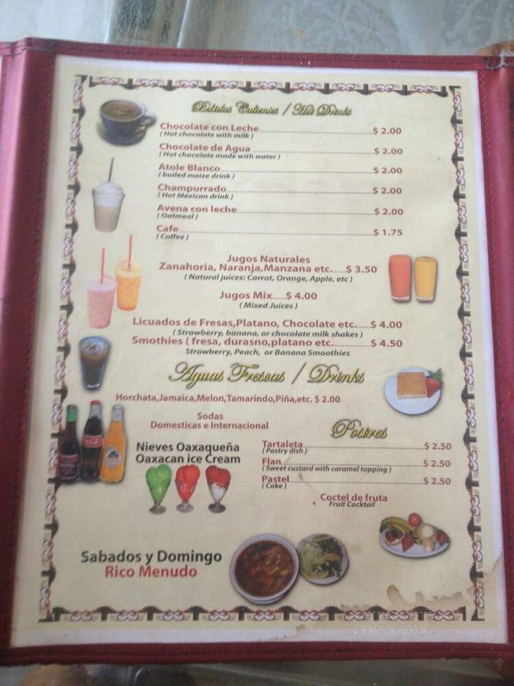 Nancy's Bakery - Los Angeles, CA menu_pic