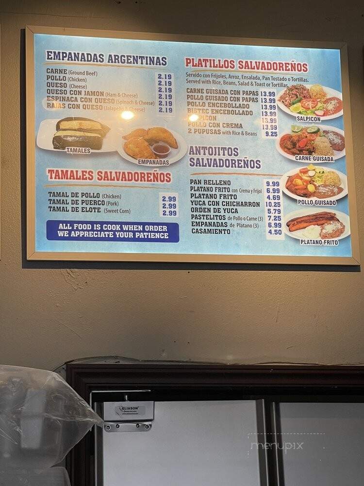 Nancys Pupuseria - Buena Park, CA menu_pic
