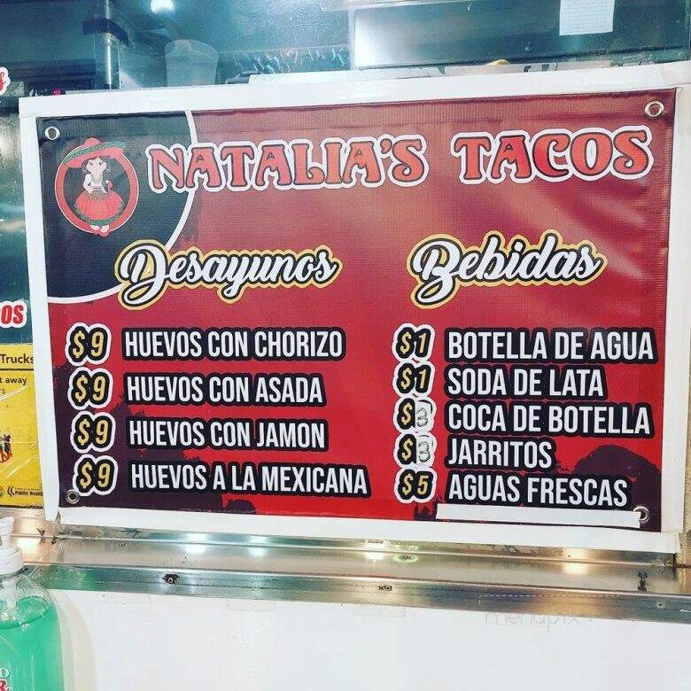 Natalias'tacos - Canoga Park, CA menu_pic