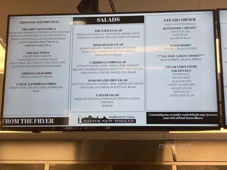 Native New York Eatery - Port St. Lucie, FL menu_pic