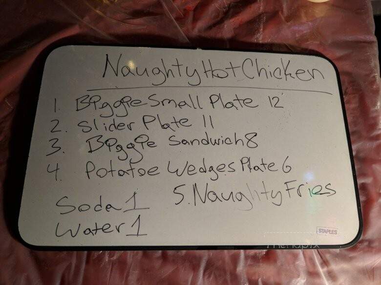Naughty Hot Chicken - Los Angeles, CA menu_pic