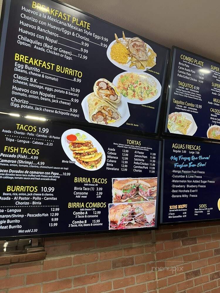 Navarros Taqueria - Santa Ana, CA menu_pic
