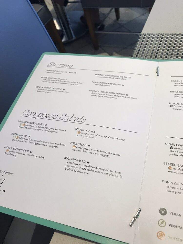Mariposa - Las Vegas, NV menu_pic