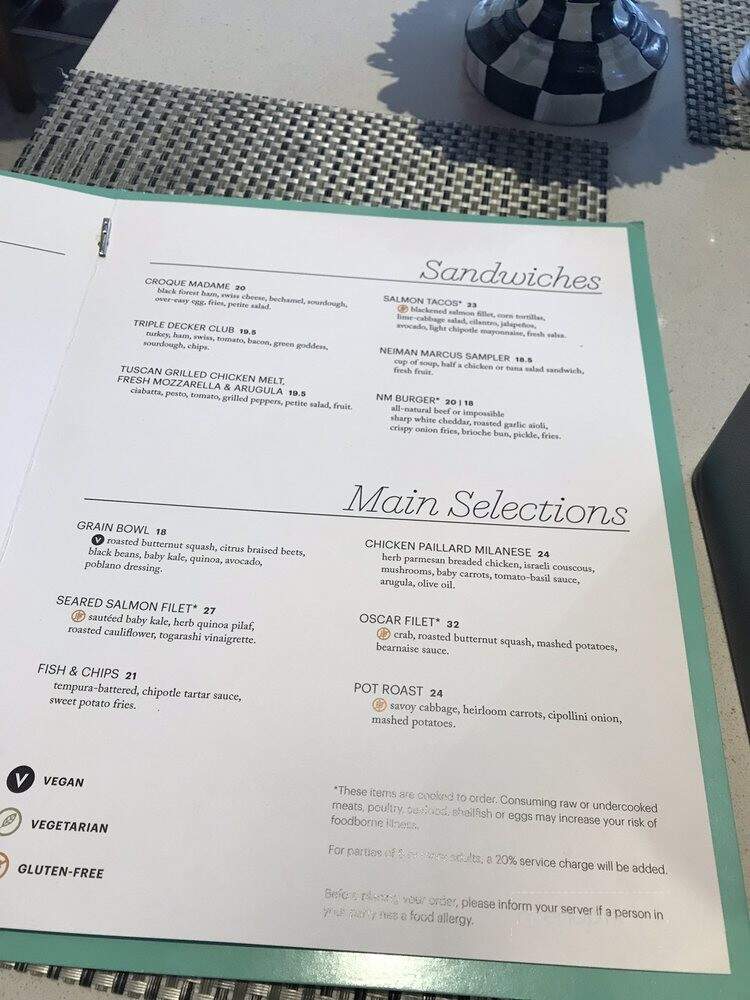 Mariposa - Las Vegas, NV menu_pic