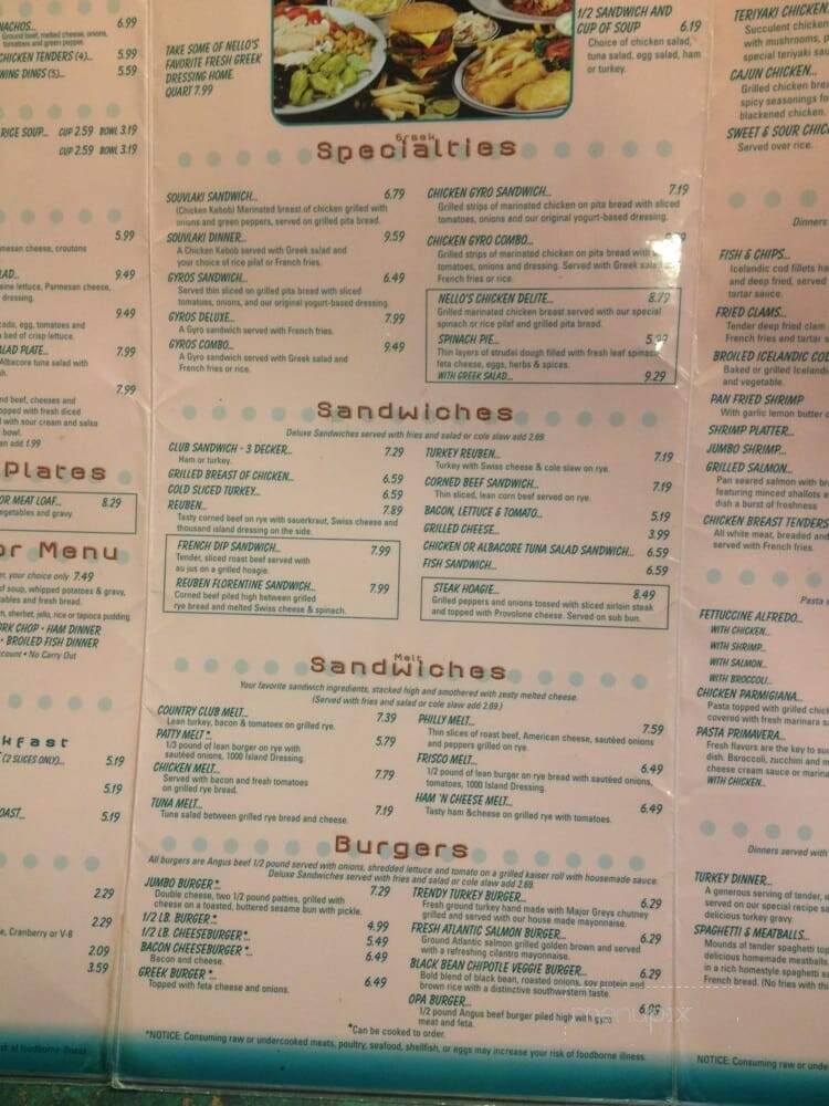 Nello's Eatery - Royal Oak, MI menu_pic