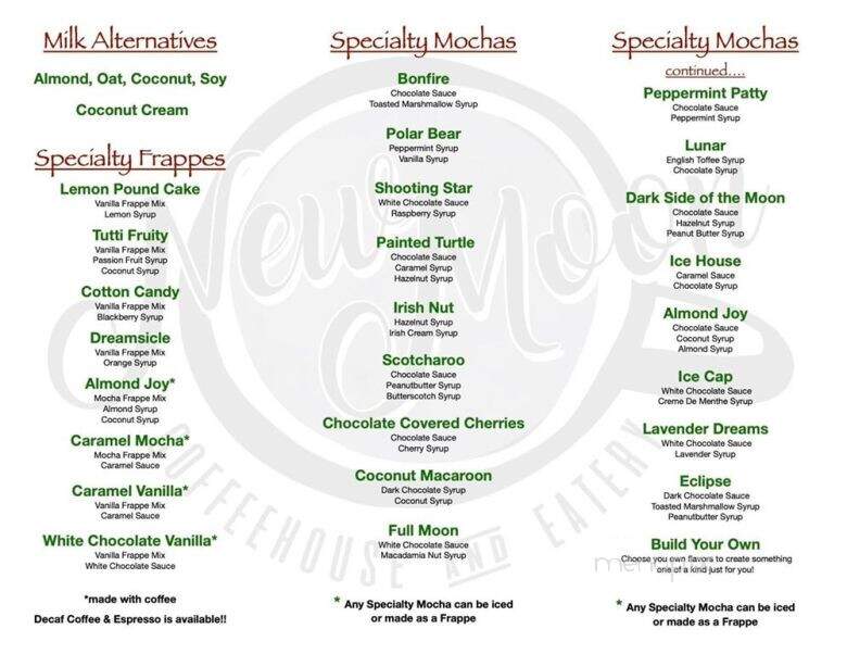 New Moon Coffeehouse and Eatery - Baudette, MN menu_pic