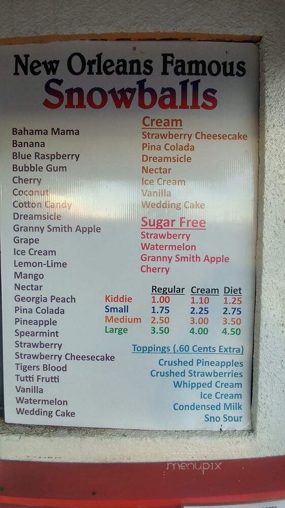 New Orleans Famous Hot Dogs - New Orleans, LA menu_pic