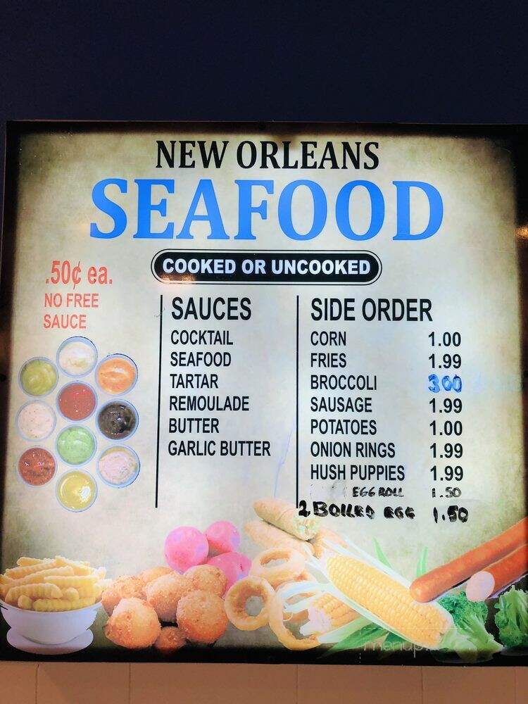 New Orleans Seafood - Memphis, TN menu_pic