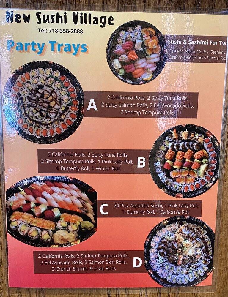 New Sushi Village - Bayside, NY menu_pic