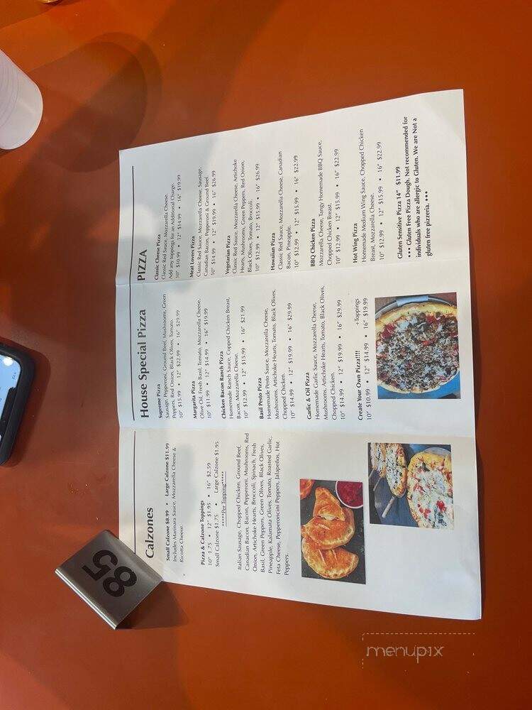 New Village Pizza - Estes Park, CO menu_pic