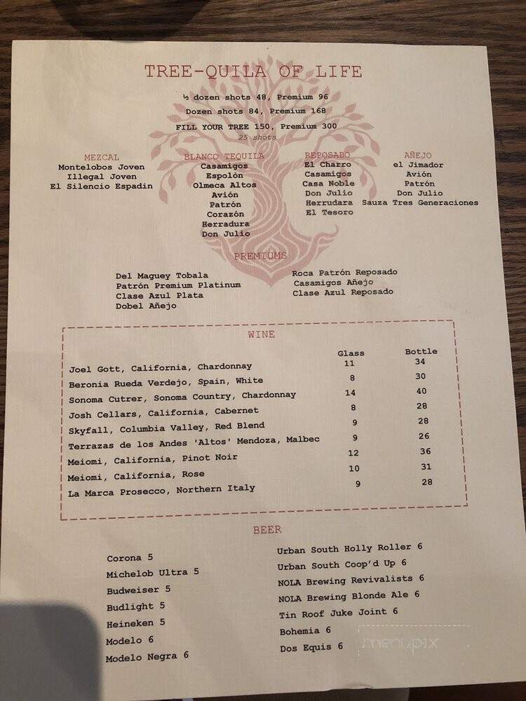 Nole - New Orleans, LA menu_pic