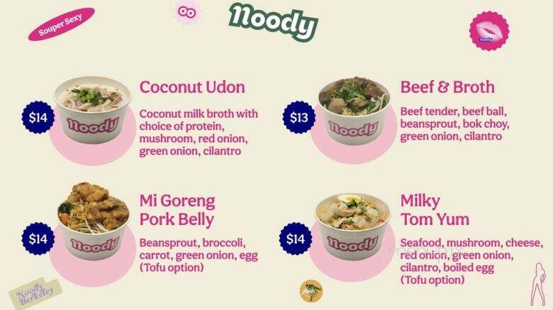 Noody - Berkeley, CA menu_pic