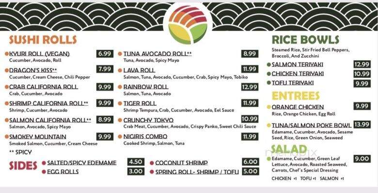 Nori - Omaha, NE menu_pic