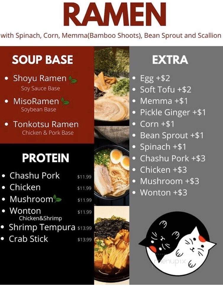 NUI Ramen & Pho - Washington, DC menu_pic
