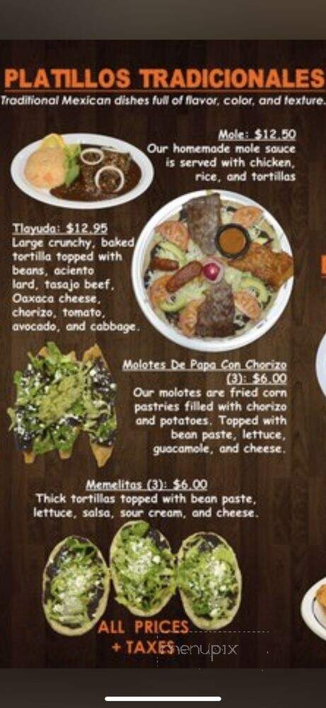 Oaxaca Cafe Mexican Grill - Inglewood, CA menu_pic