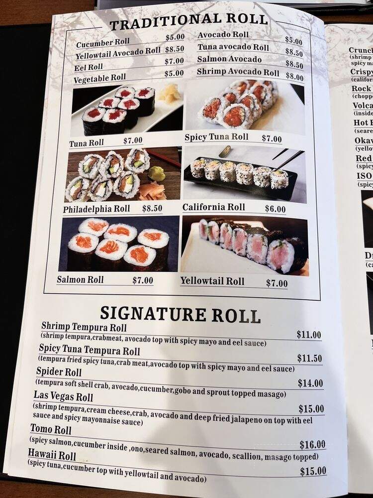 Okawa Sushi & Ramen - Santa Clarita, CA menu_pic