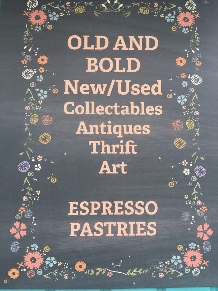 Old and Bold Espresso Bar - Burns Lake, BC menu_pic