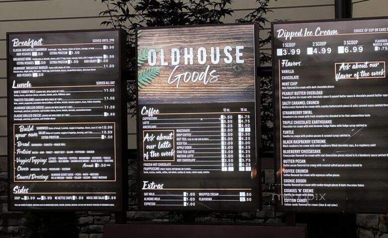Oldhouse Goods - Jefferson, NC menu_pic