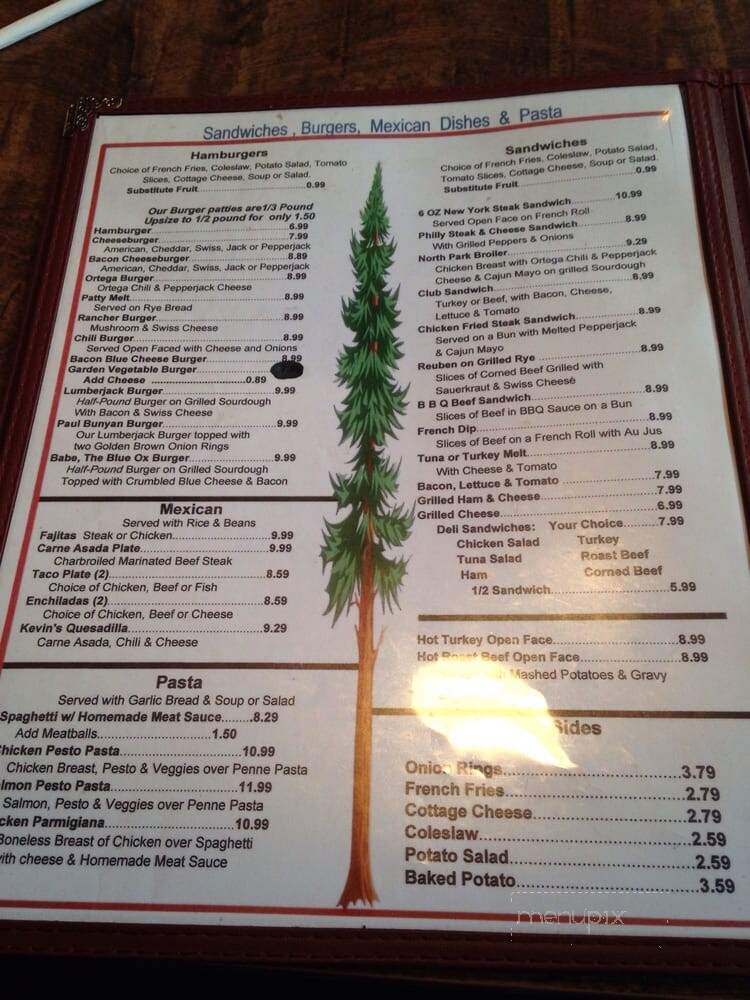 Old Mill Cafe - San Diego, CA menu_pic