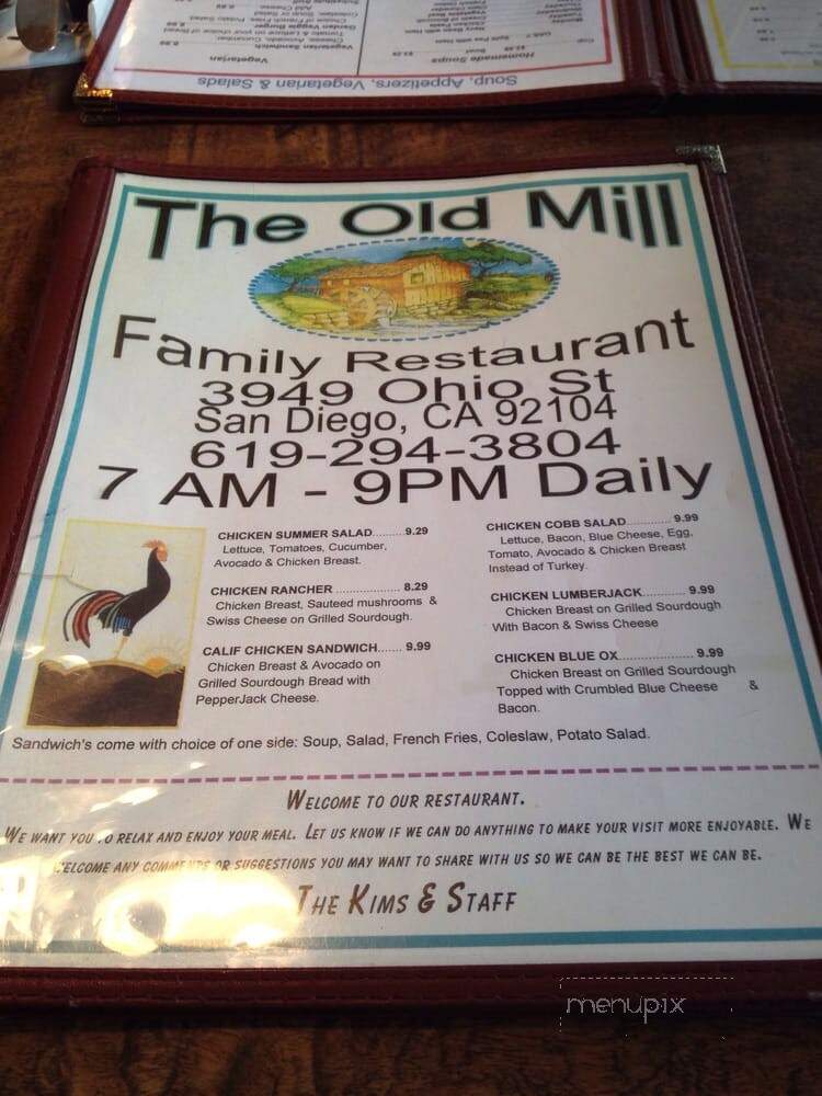 Old Mill Cafe - San Diego, CA