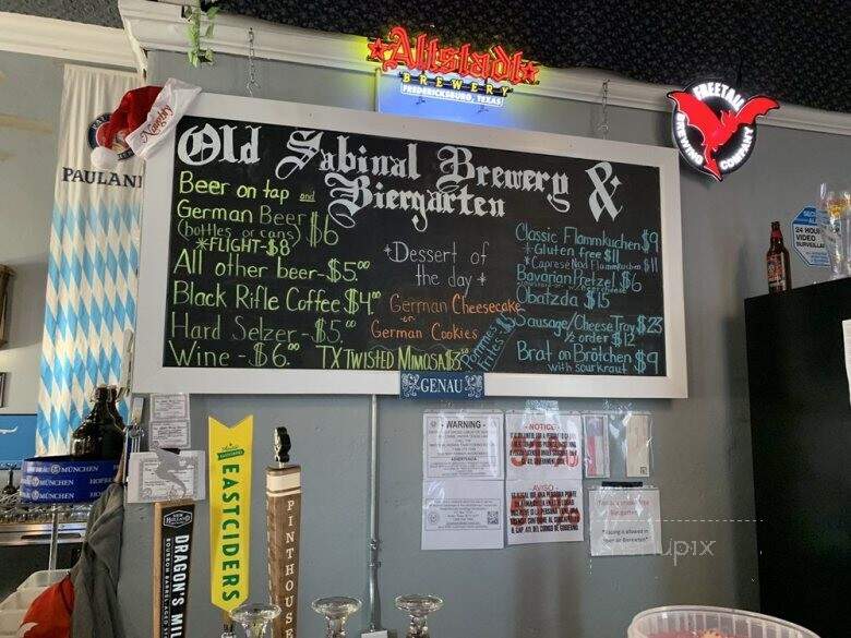 Old Sabinal Brewery and Biergarten - Sabinal, TX