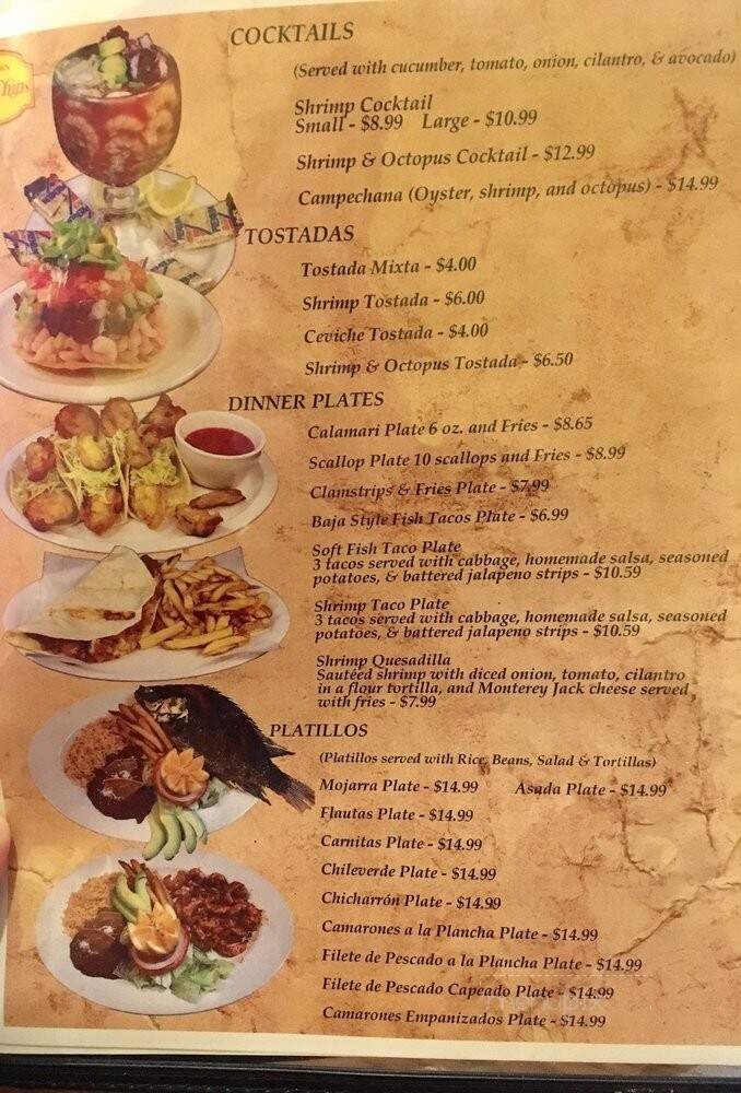 Old Town Fish and Chips - Salinas, CA menu_pic