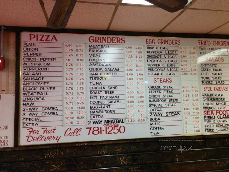 Olympic Pizza - Cranston, RI menu_pic