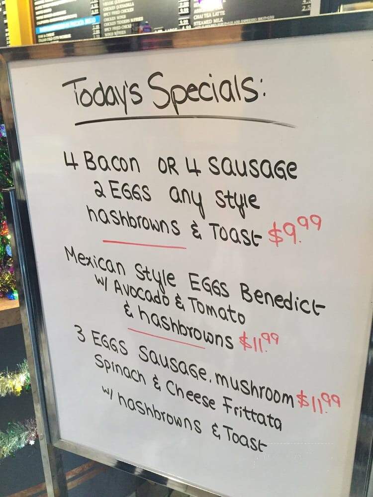 Only U Cafe - Vancouver, BC menu_pic