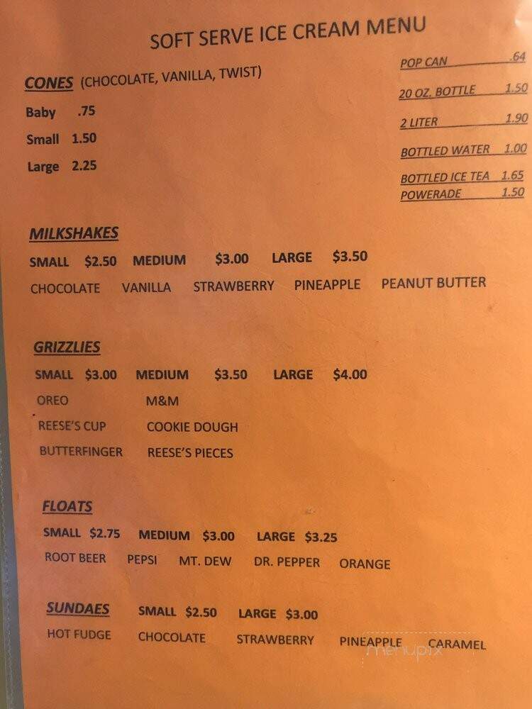 Open Door Cafe - Lucas, OH menu_pic