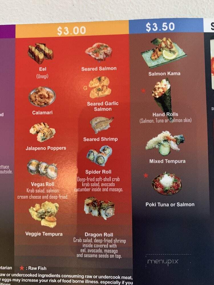O'Sushi - Happy Valley, OR menu_pic