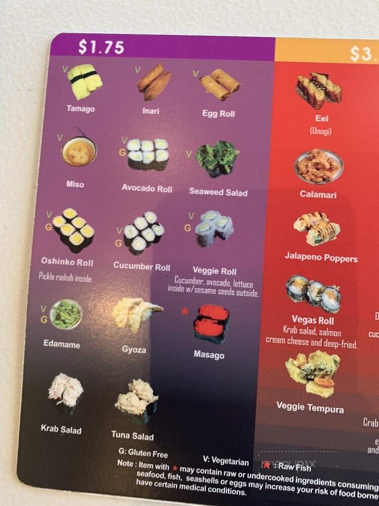 O'Sushi - Happy Valley, OR menu_pic