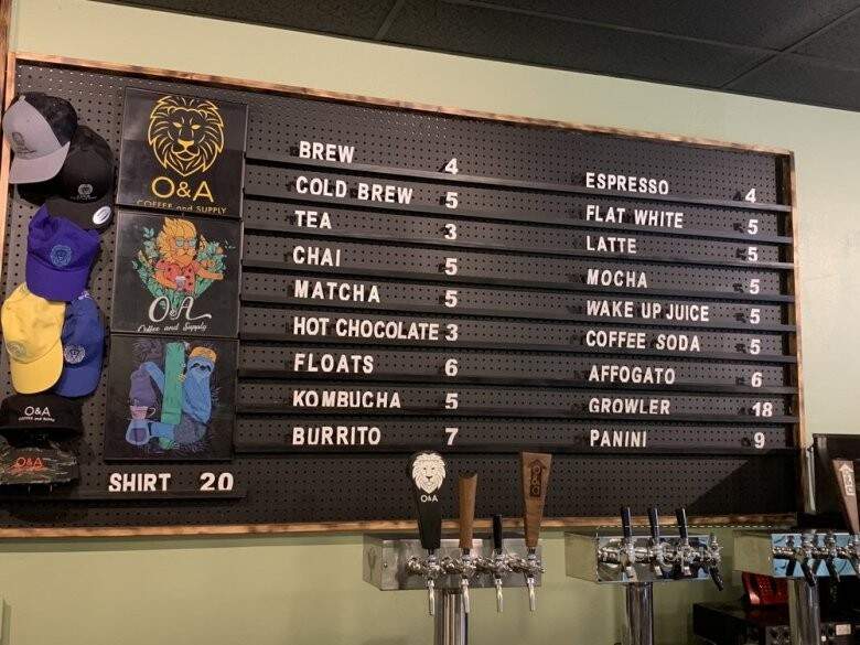 Out And About Coffee - Sarasota, FL menu_pic
