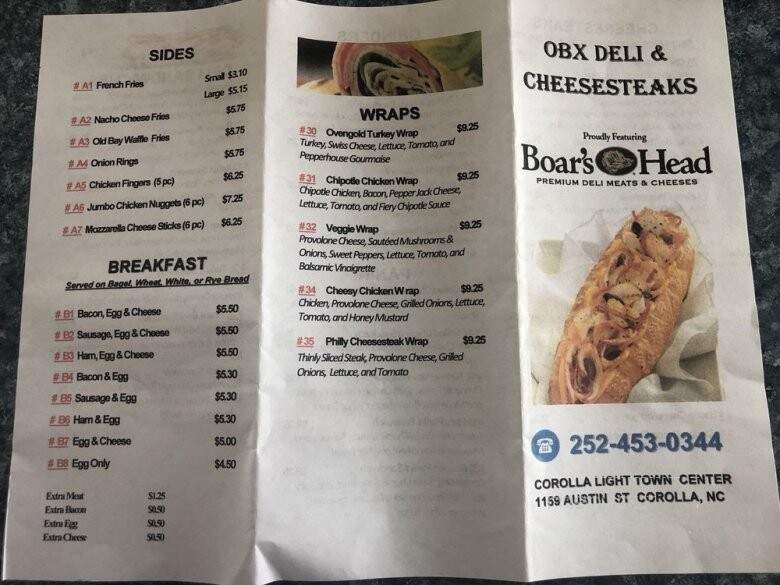 Outer Banks Chessesteaks - Corolla, NC