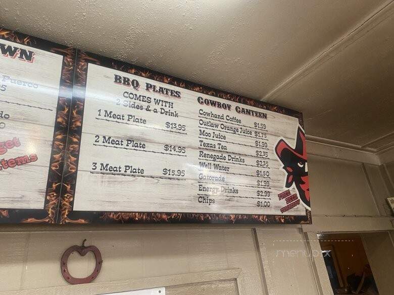 Outlaws BBQ Restaurant - Thunder Bay, ON menu_pic
