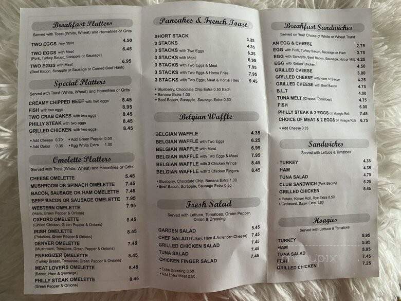 Oxford Place Breakfast and Lunch - Philadelphia, PA menu_pic
