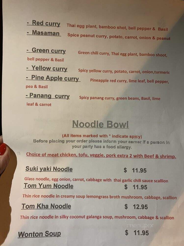 Pad Thai Cafe - DeLand, FL menu_pic