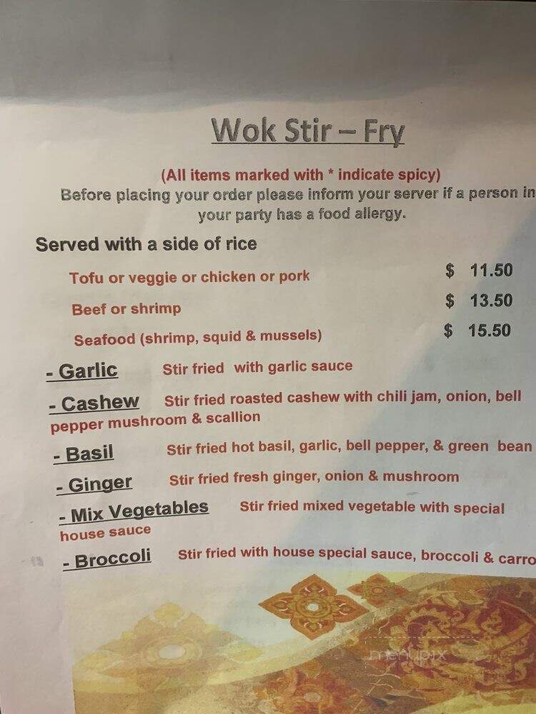 Pad Thai Cafe - DeLand, FL menu_pic