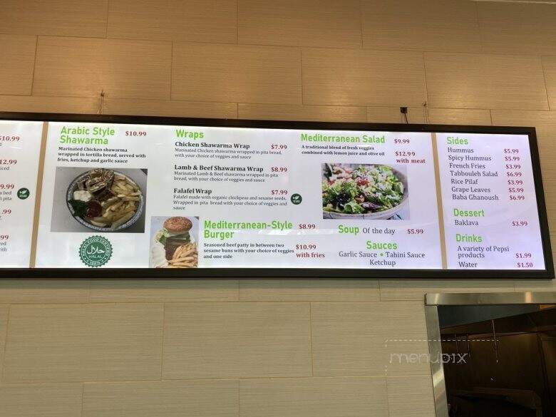 Palmyra Mediterranean Cuisine - Pittsburgh, PA menu_pic