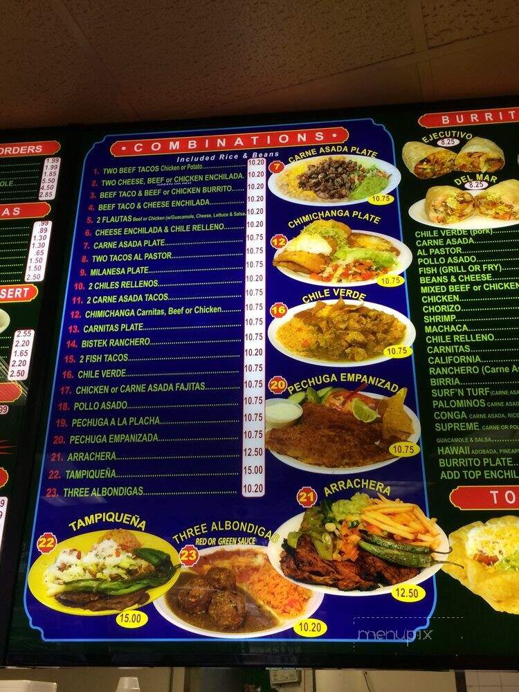 Palominos Mexican & Sea Food - San Diego, CA menu_pic