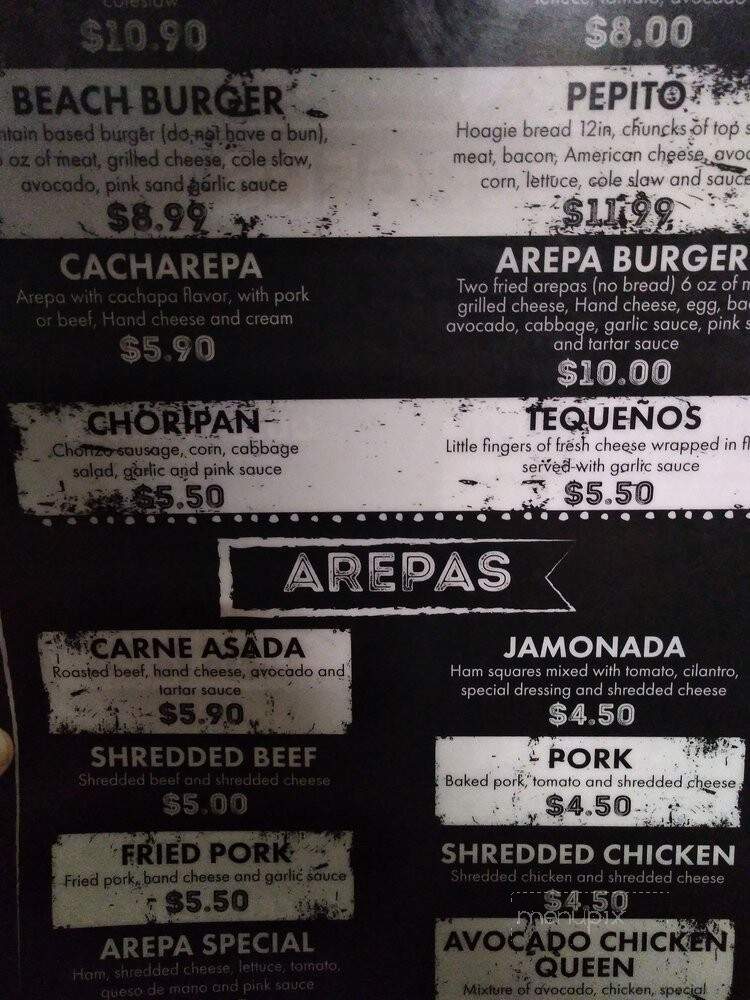 Pana's - Tulsa, OK menu_pic