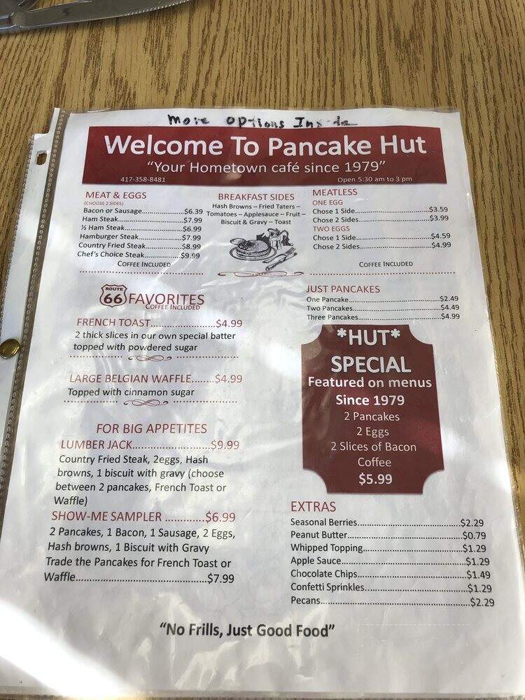 Pancake Hut - Carthage, MO